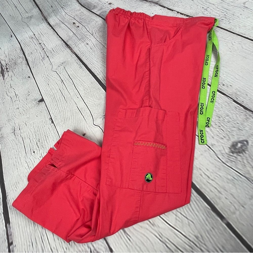 CROCS scrub medical apparel pants with drawstring and pockets, size XSP - Picture 5 of 11